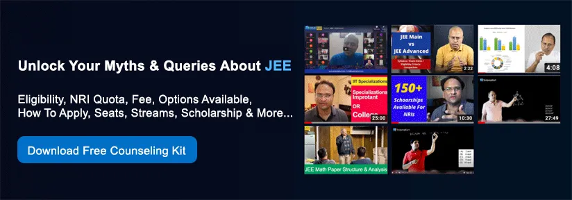JEE Webinar With Gulf NRI Parents & Students