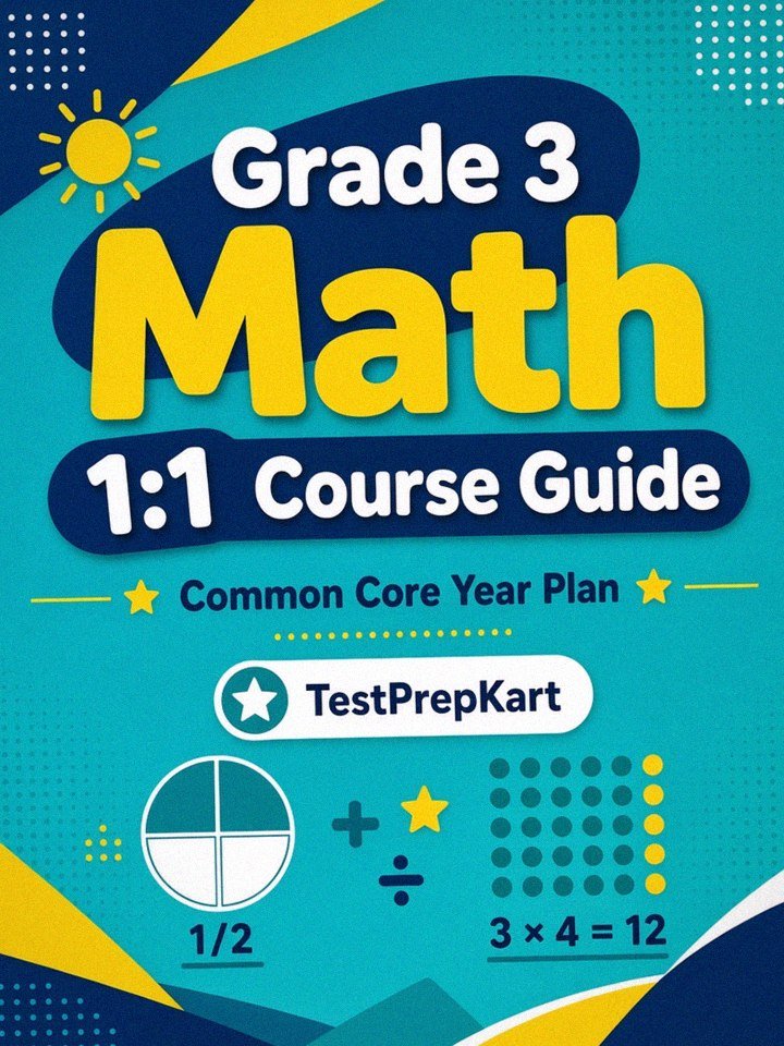 Grade 3 1:1 Math course brochure cover