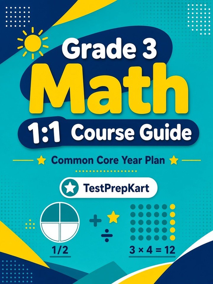 Grade 4 1:1 Math course brochure cover