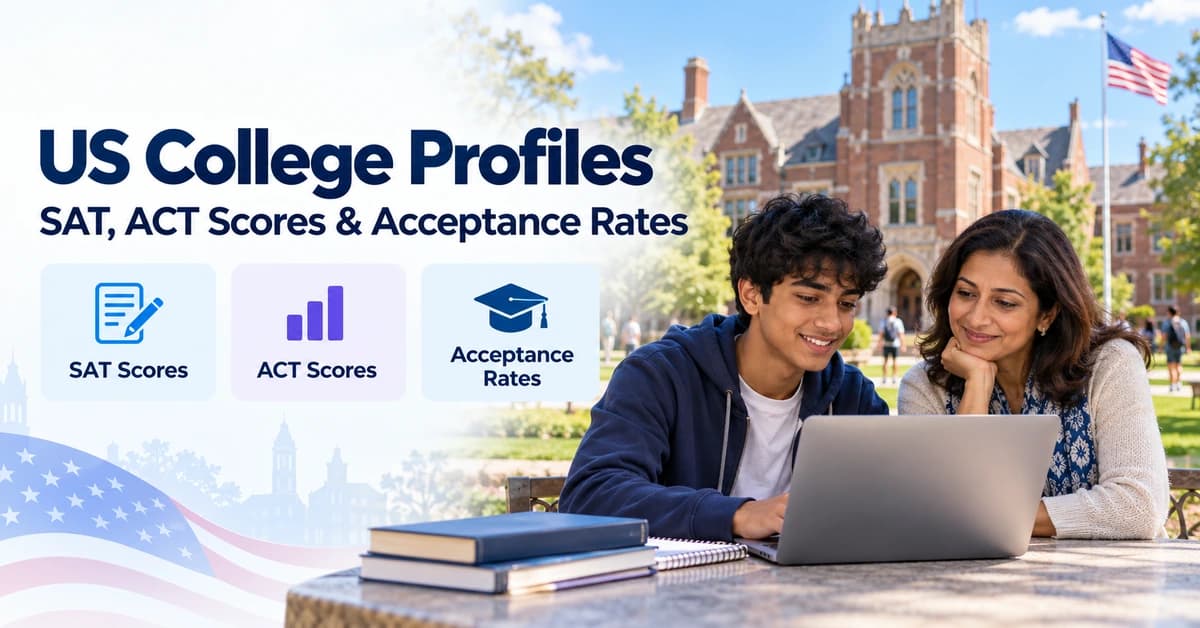 US College Profiles: SAT, ACT Scores & Acceptance Rates | Testprepkart — cover image