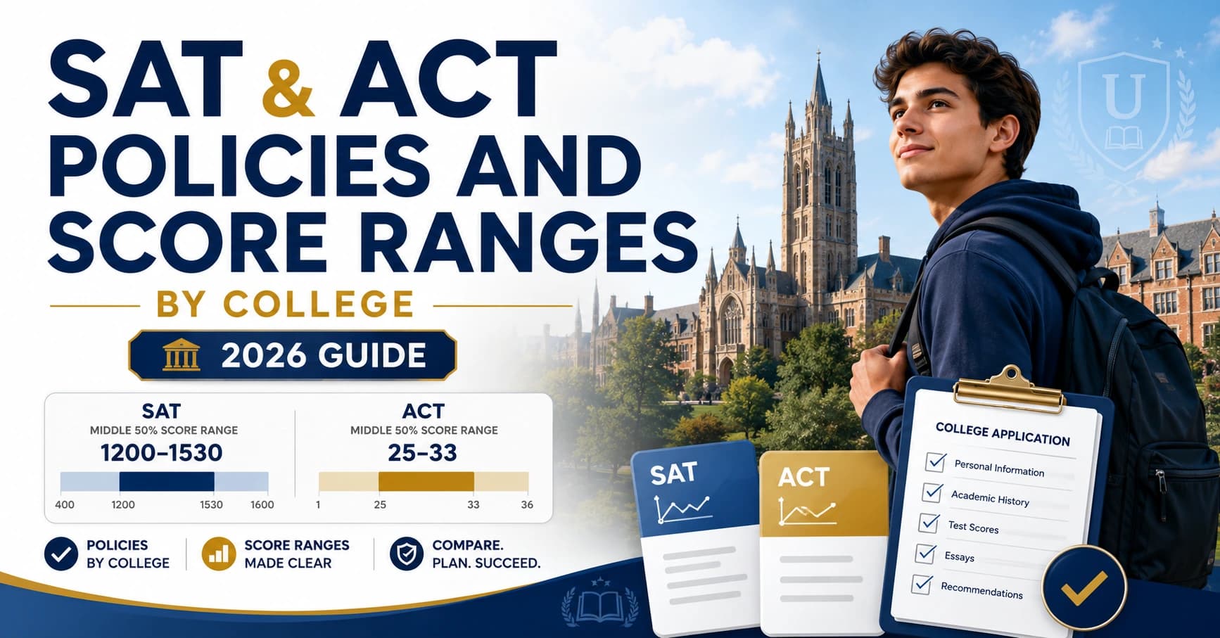 SAT and ACT Policies by College