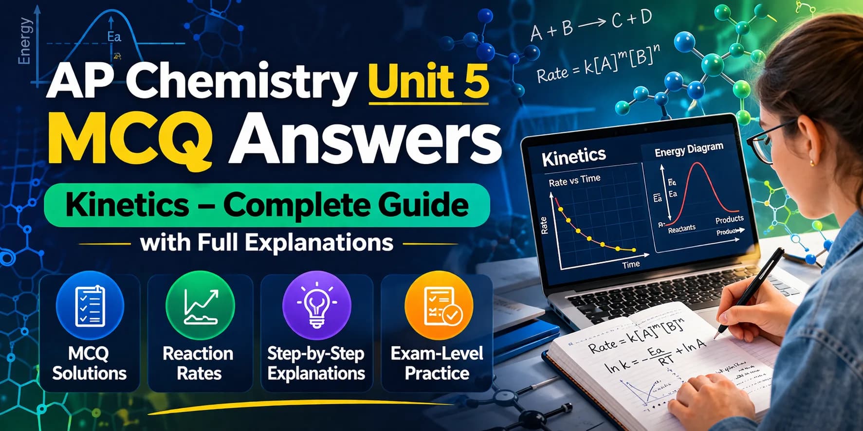 AP Chemistry Unit 5 Progress Check MCQ Answers Kinetics - Complete Guide with Full Explanations